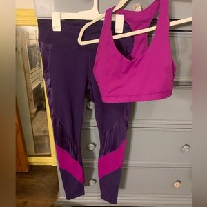 Fabletics leggings & sports bra set